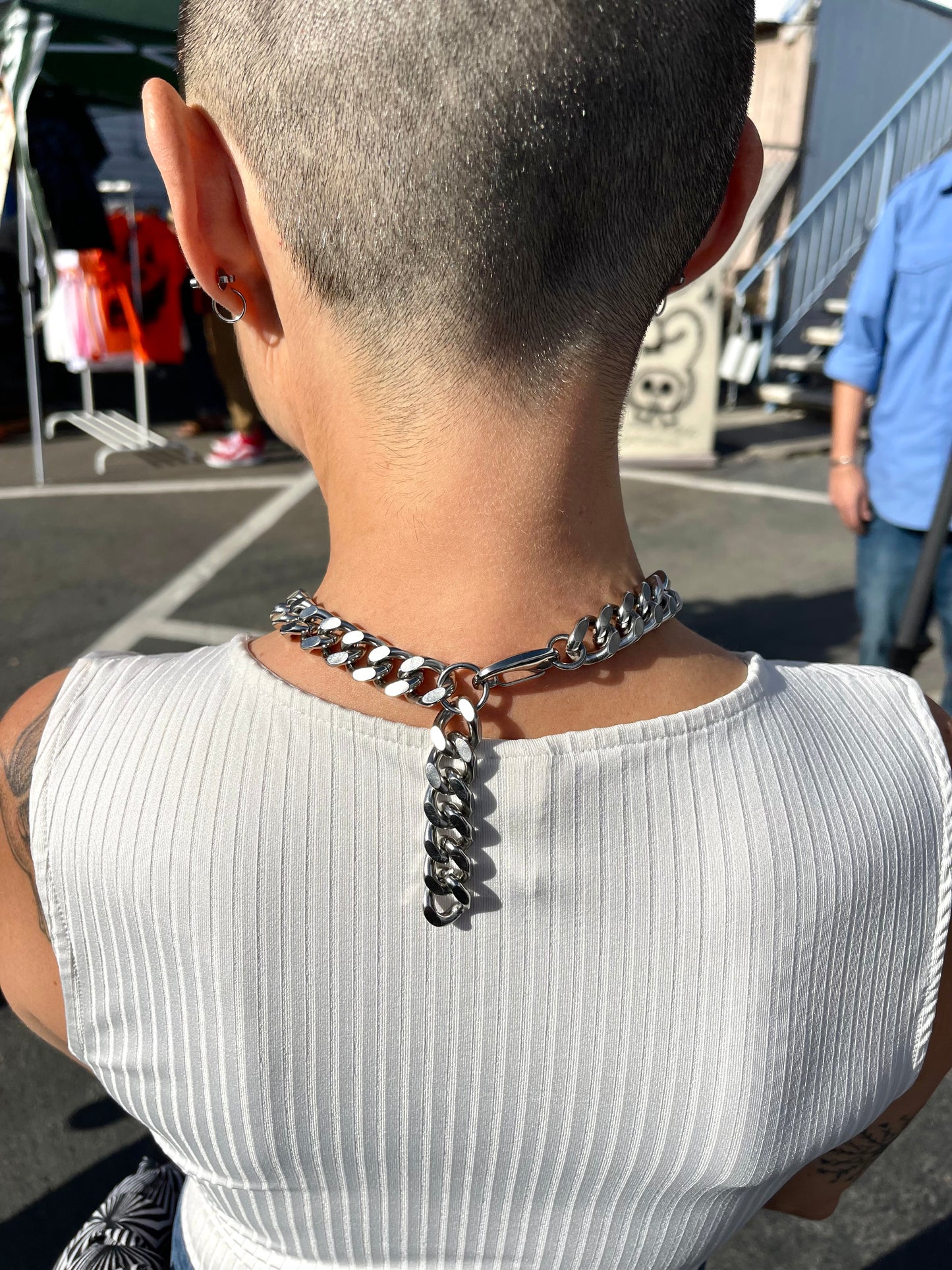 Big Cuban Necklace - Butterfly
