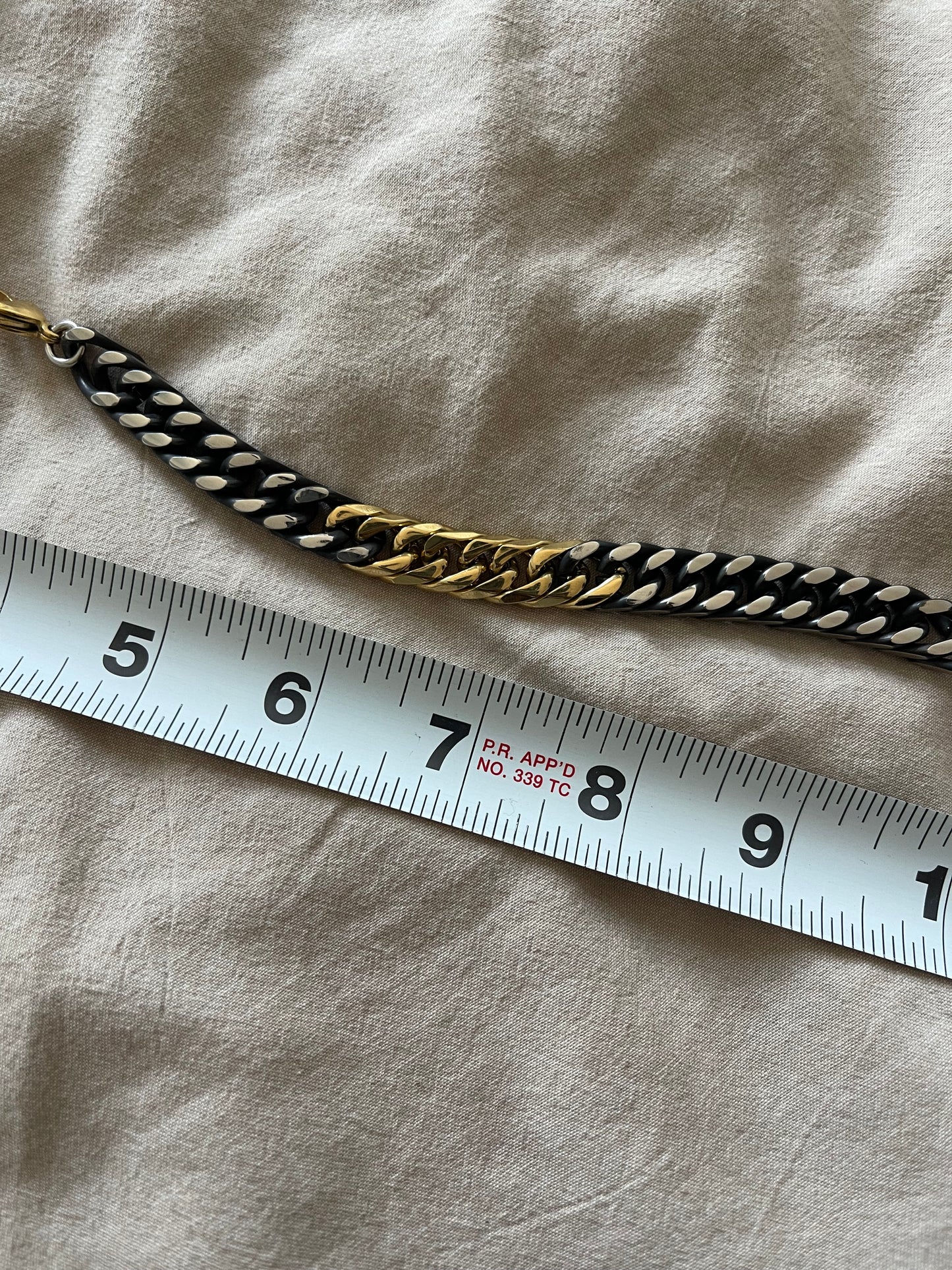 Gunmetal Gold Bracelet