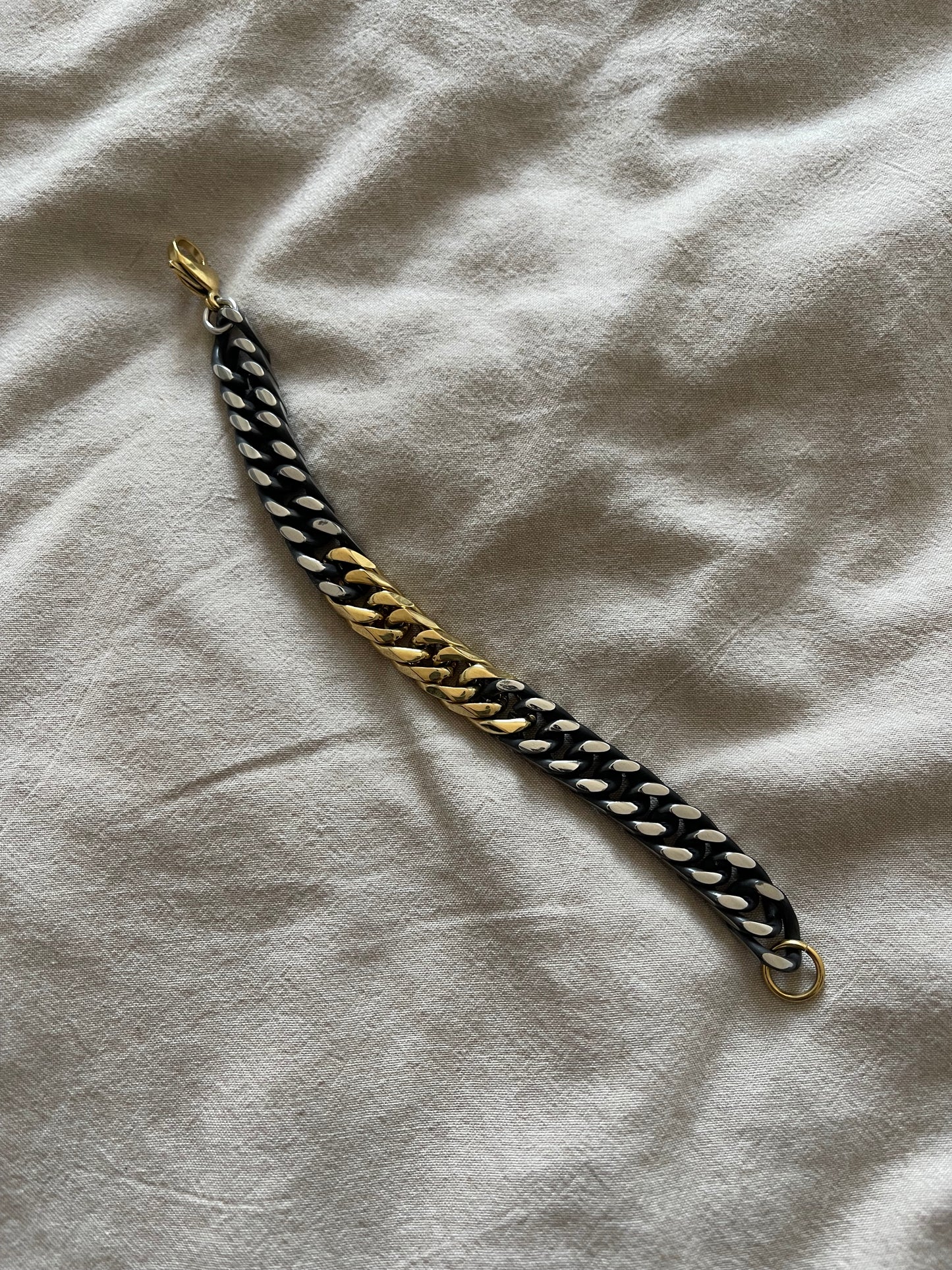 Gunmetal Gold Bracelet
