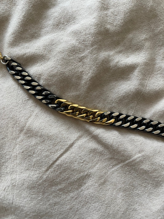 Gunmetal Gold Bracelet