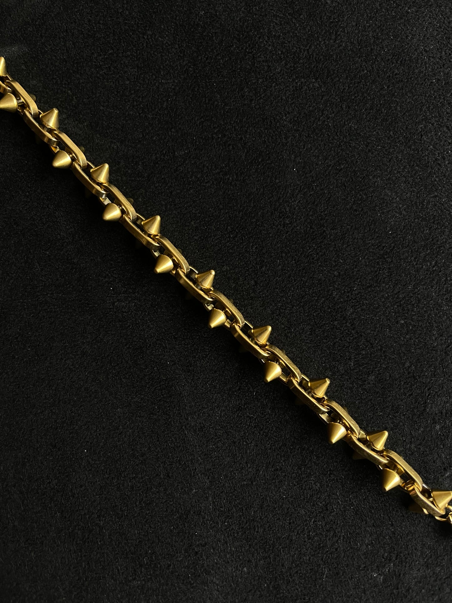 Gold Spiked Bracelet