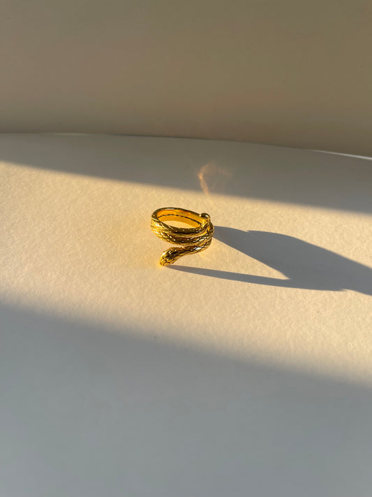 Gold Snake Ring