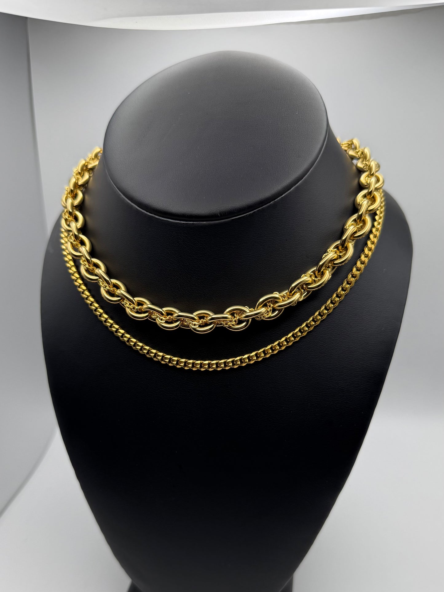 Golden Snake Scales Necklace