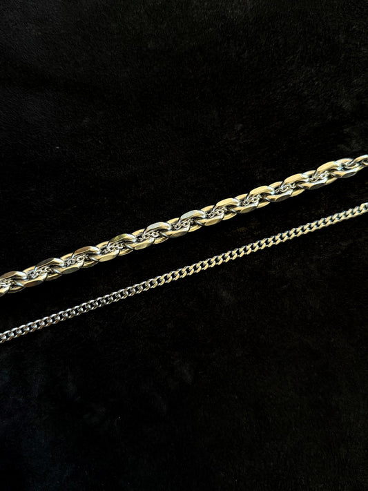 Silver Snake Scales Bracelet