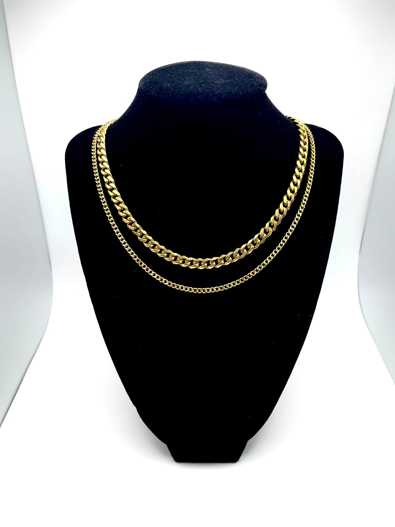 Gold Combo Necklace Set 01