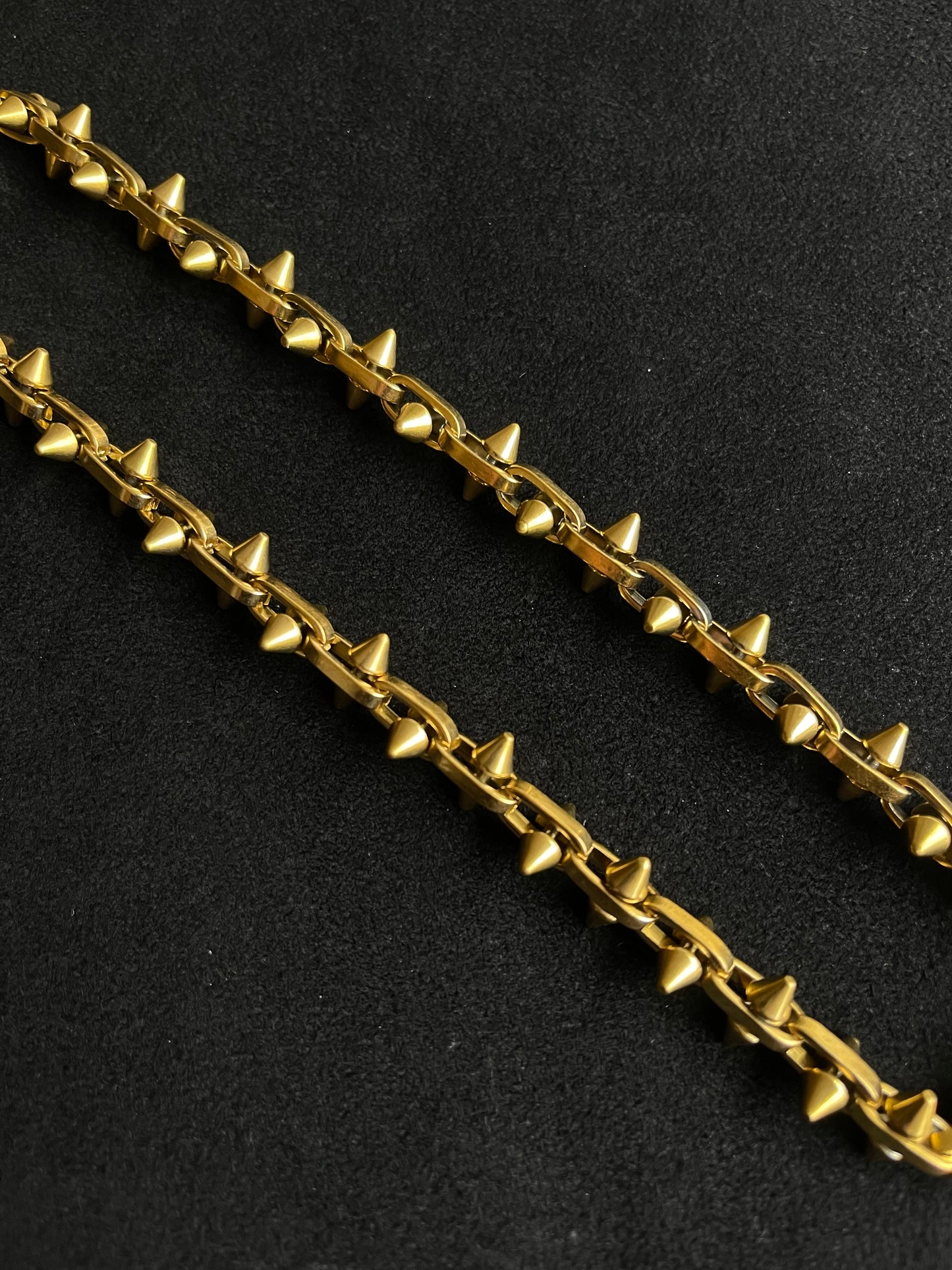 Gold Spiked Bracelet