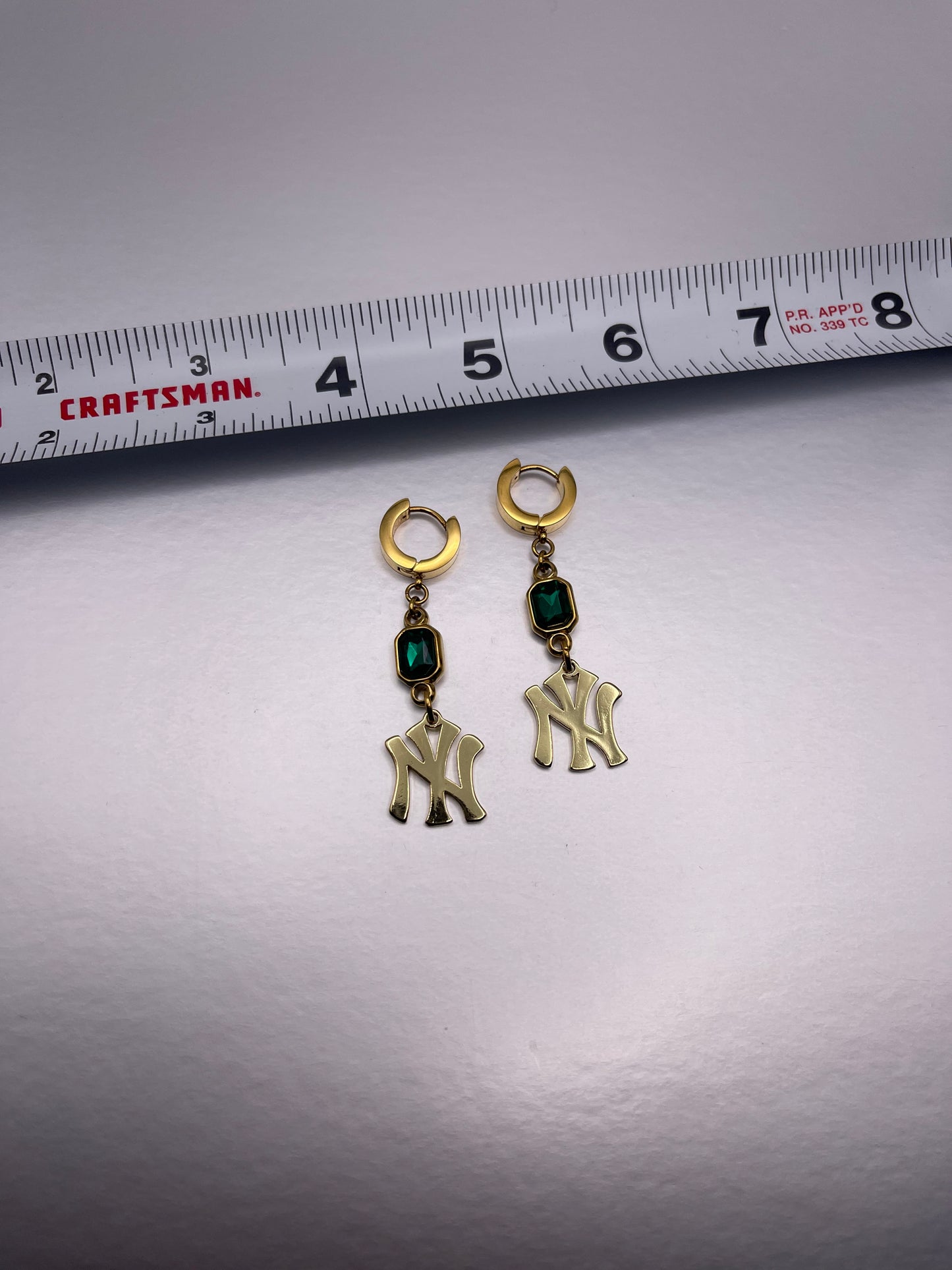 NY Gold Emerald Earrings