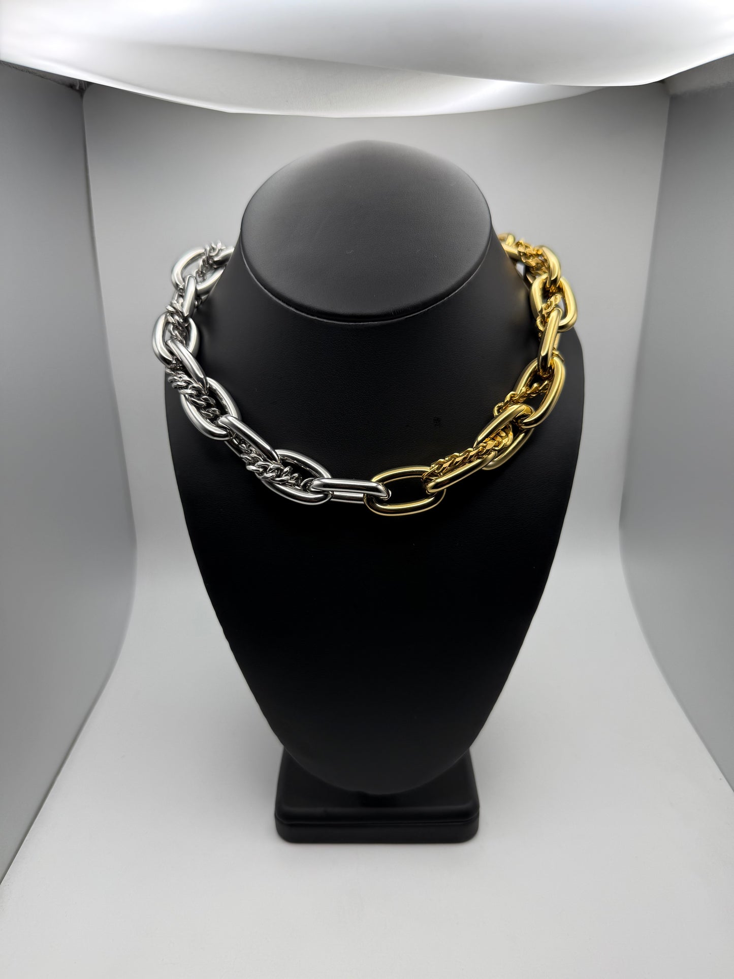 Intertwined Yin Yang Necklace (Multi)