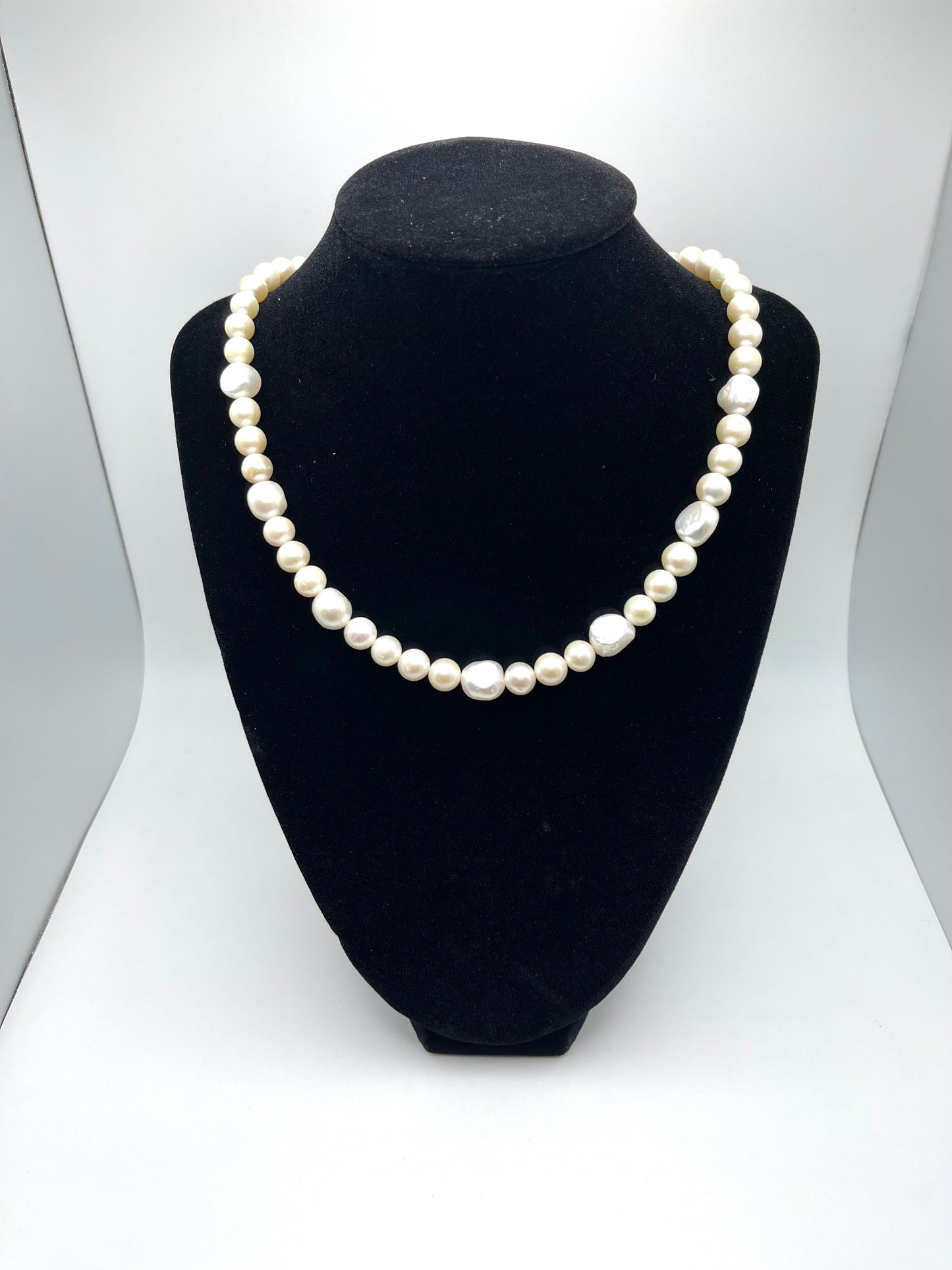 'Perfect' Mixed Pearl Necklace