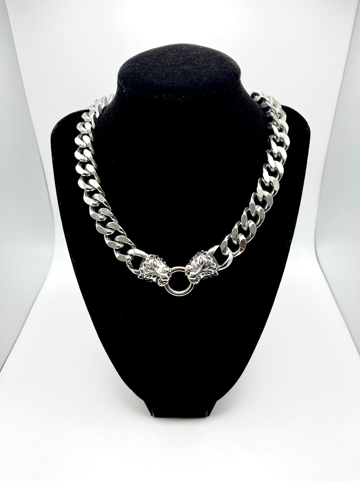 Big Cuban Necklace - Leopards