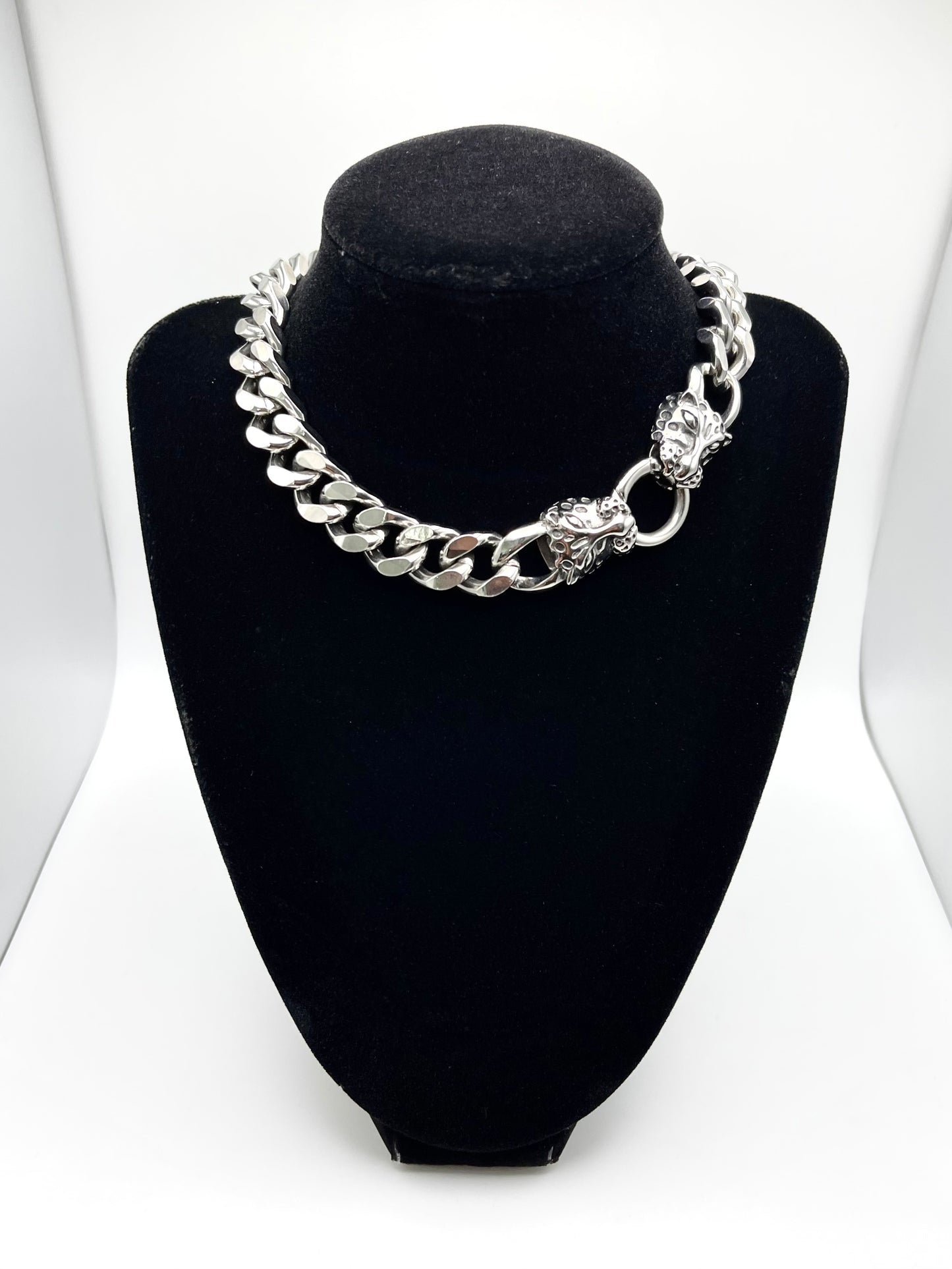 Big Cuban Necklace - Leopards